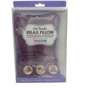 Spa Solutions Hot & Cold Gel Beads Relax Pillow Soothing Relief Gift